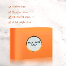 Indlæs billede til gallerivisning Kojic Acid Soap Whitening Brightening Soap for Glowing Radiance Skin Dark Spots Rejuvenate Uneven Skin Tone
