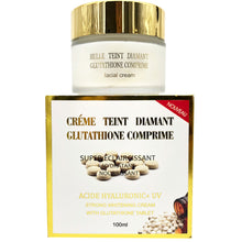 Lade das Bild in den Galerie-Viewer, H-Acid Complexion Whitening Face Cream with Glutathione Tablet Hydro
