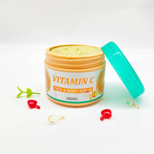 Indlæs billede til gallerivisning Vitamin C Face &amp; Body Scrub Keep The Skin Firm and Moisturizing Antioxidants Nourish Your Skin and Slough Away Dull Skin Scrub
