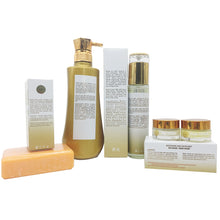 Lataa kuva Galleria-katseluun, Skin Whitening Set with Vitamin C and Collagen Lotion Serum Cream Soap for Super Lightening and Moisturizing Skin
