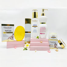 Load image into Gallery viewer, Gluta Master Half Cast Skincare Strong Whitening Set with Vitamine C &amp; Collagen Remove Dark Spots &amp; Stubborn Dirt Whitening Set
