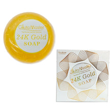 Lataa kuva Galleria-katseluun, Gluta Master Terminal White Secret Skin Whitening Facial or Bath Shower Beauty Soap Best for Glowing Skin 24K Gold Soap
