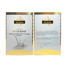Load image into Gallery viewer, 5D.Gluta.Clarifying Milk Soap Brightens Refines Skin Anti Aging SPF50+ Vitamin E Strengthens The Skin Immune System
